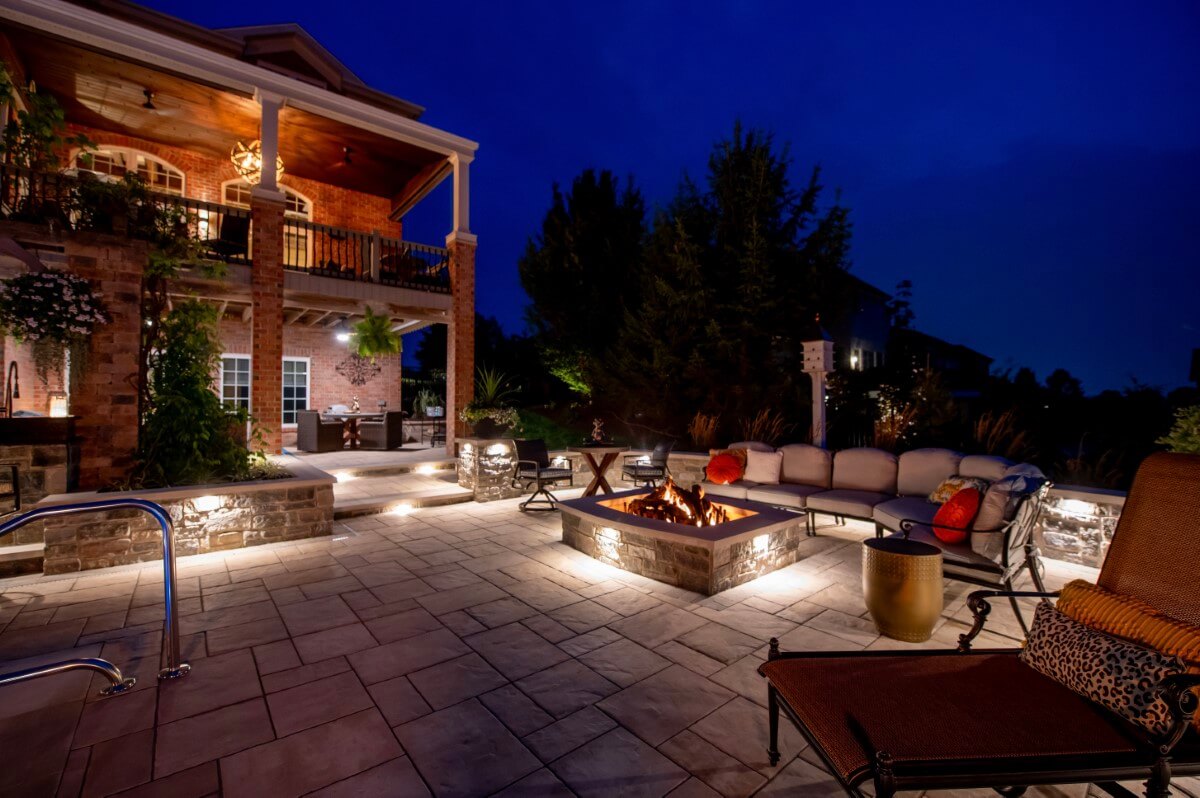 Outdoor kitchen, pool, and retreat