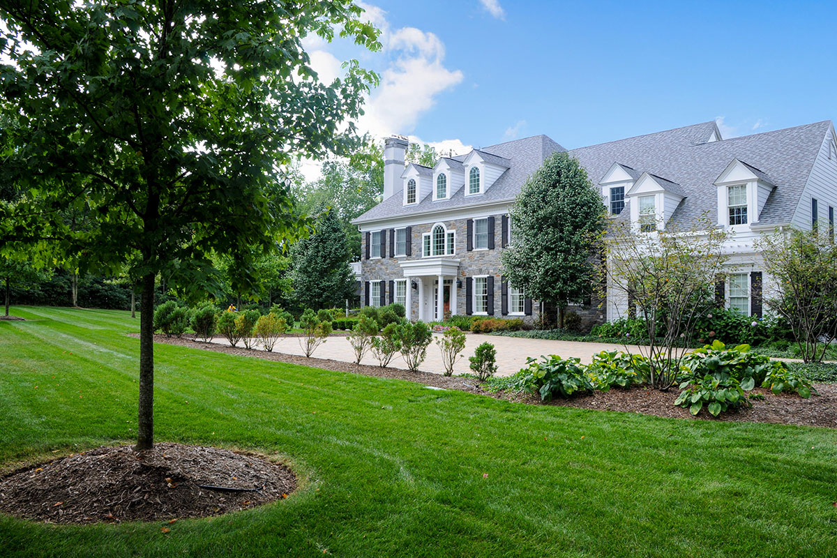 finished landscape project