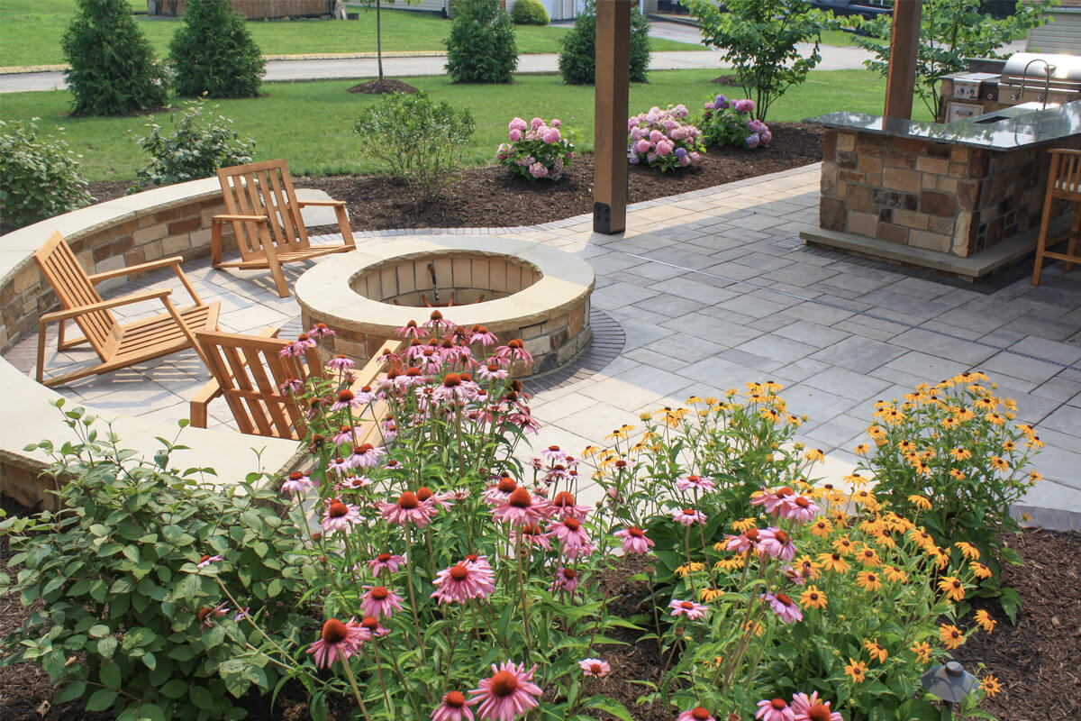 rustic-retreat- with living space and fireplace visible