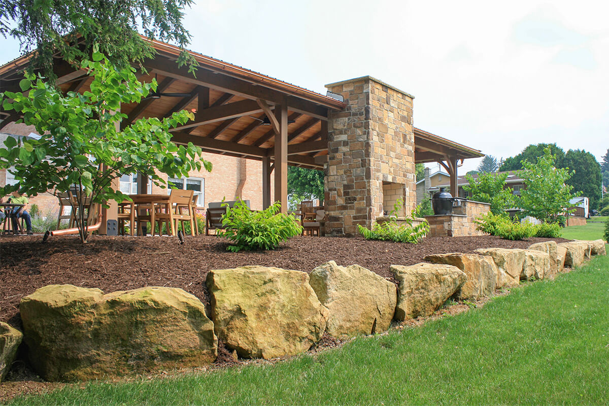 rustic-retreat with landscape in view