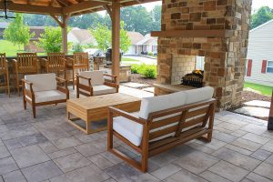 outdoor living space