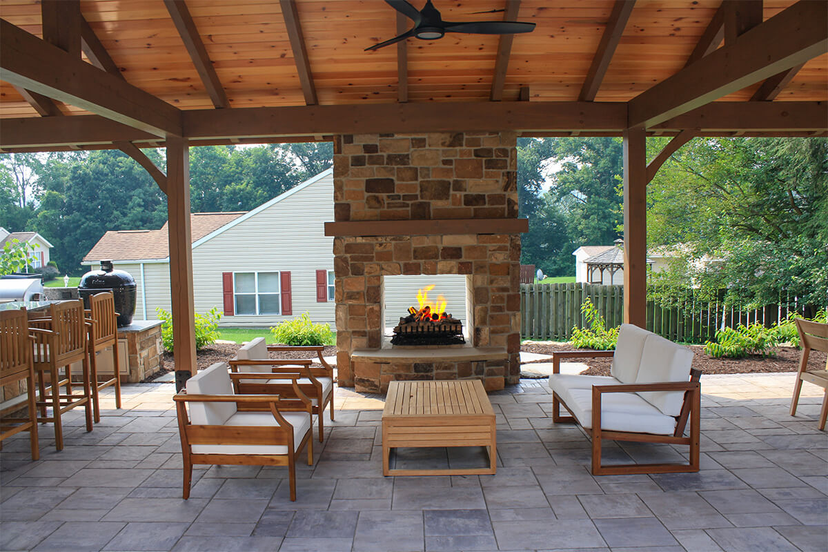 outdoor living space